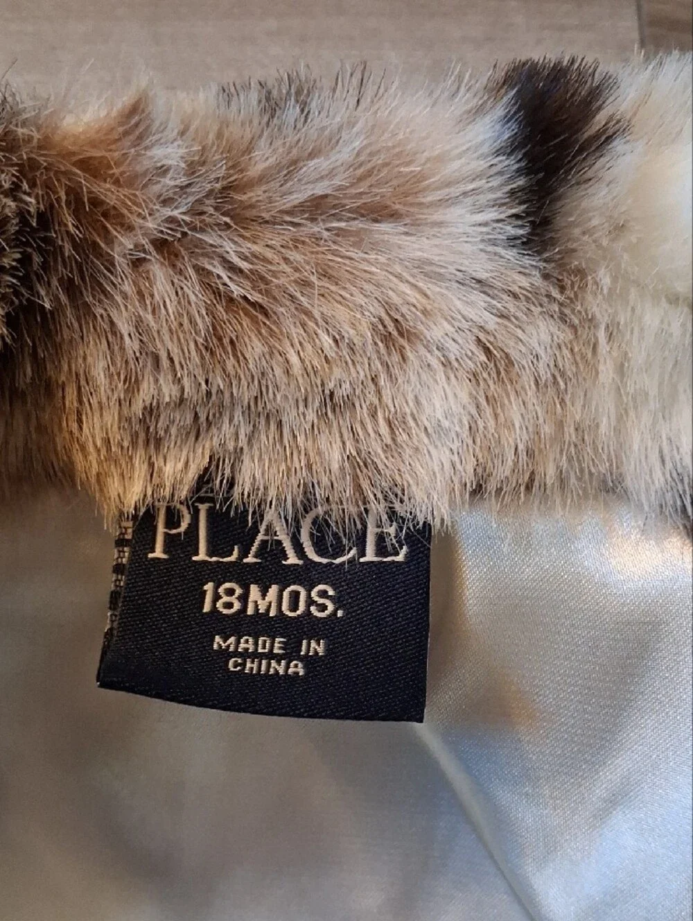 The Children's Place Faux Fur Vest Vintage Size 18 Months (M)